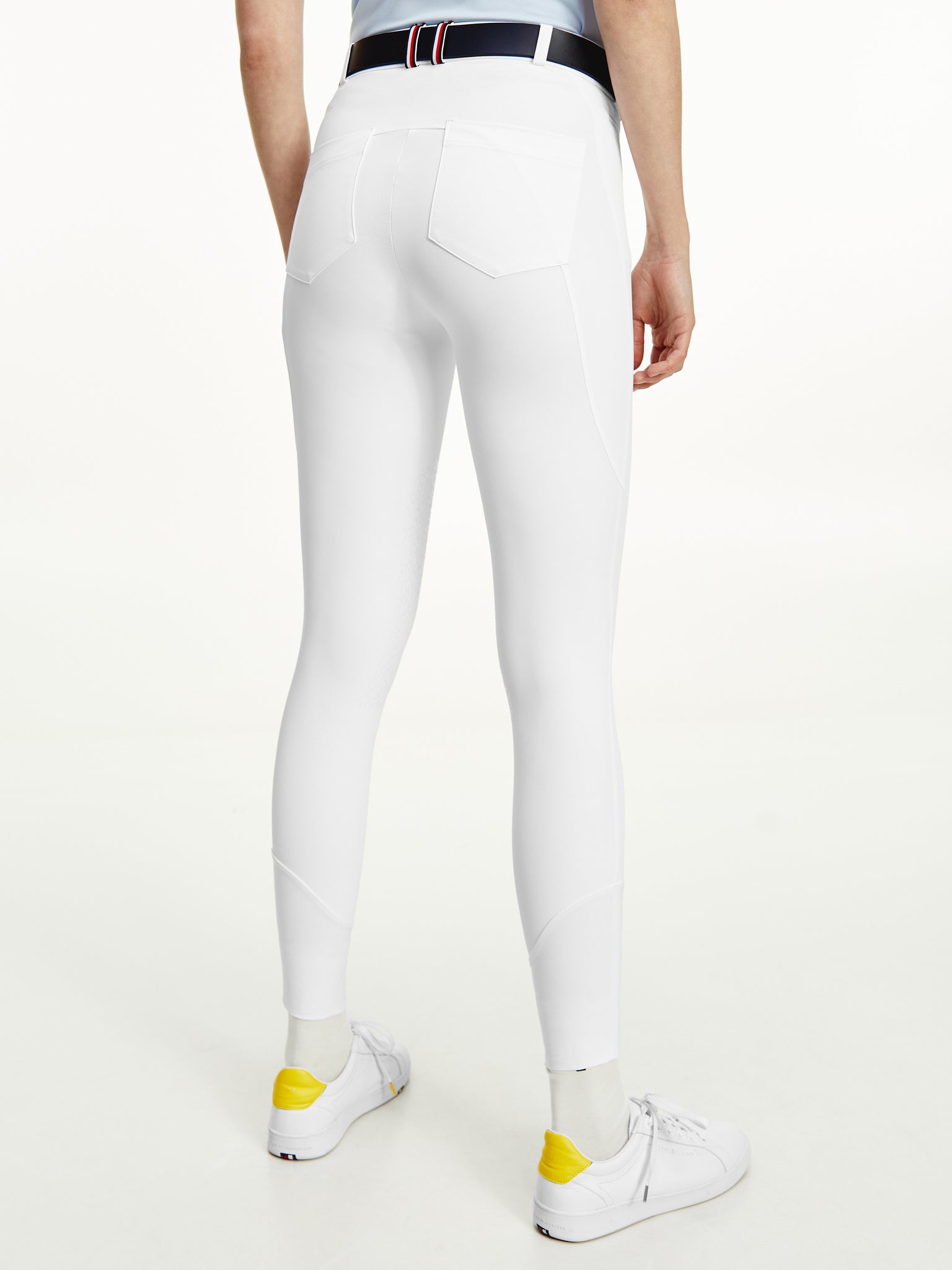Tommy Hilfiger SHOW RIDING BREECHES KNEEGRIP STYLE TH OPTIC WHITE - Jewels and Horses Boutique