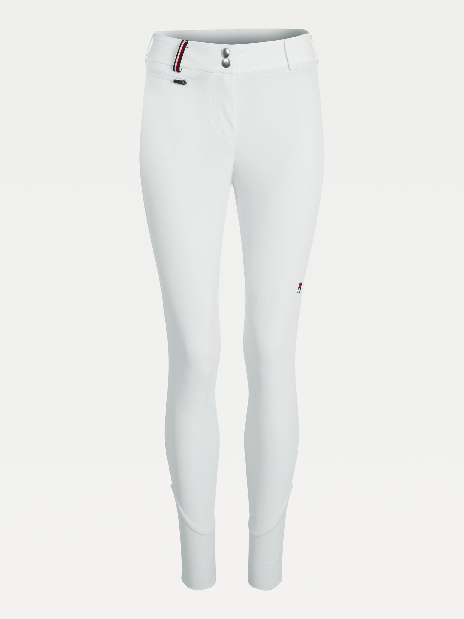 Tommy Hilfiger SHOW RIDING BREECHES KNEEGRIP STYLE TH OPTIC WHITE - Jewels and Horses Boutique
