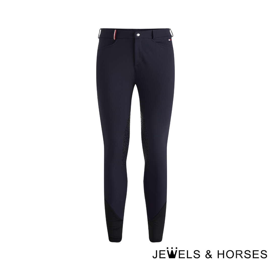 Tommy Hilfiger Breeches - Equestrian Men's Knee Grip Performance Breeches - Desert Sky