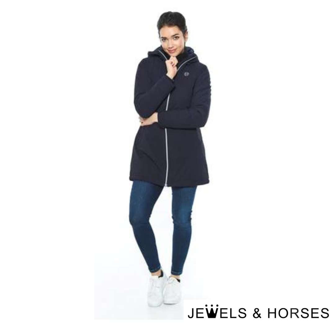 Harcour Roberta Womans Water-Repellent Parka - Navy