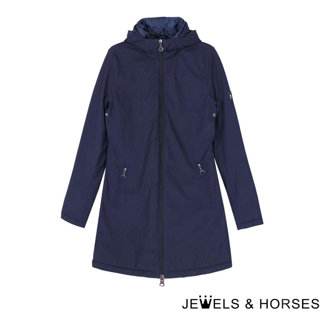 Harcour Roberta Womans Water-Repellent Parka - Navy