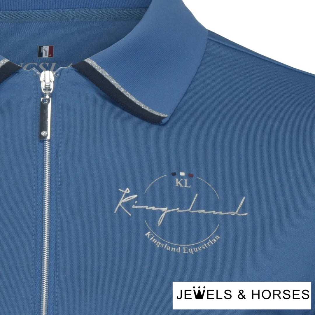 Kingsland KLNaina Ladies Tec Micro Pique Polo Shirt - Blue Horizon