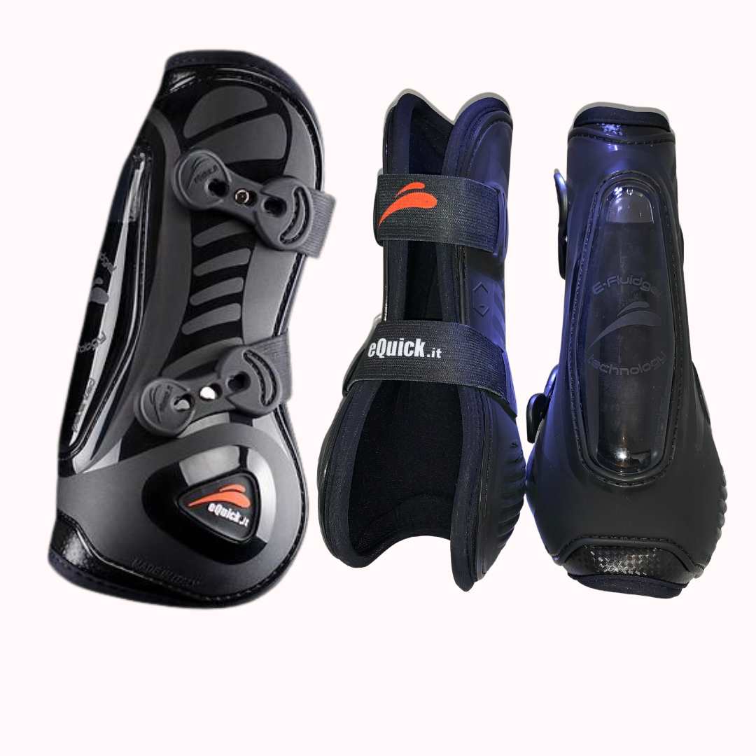 eShock Front Legend Tendon Boots - Black