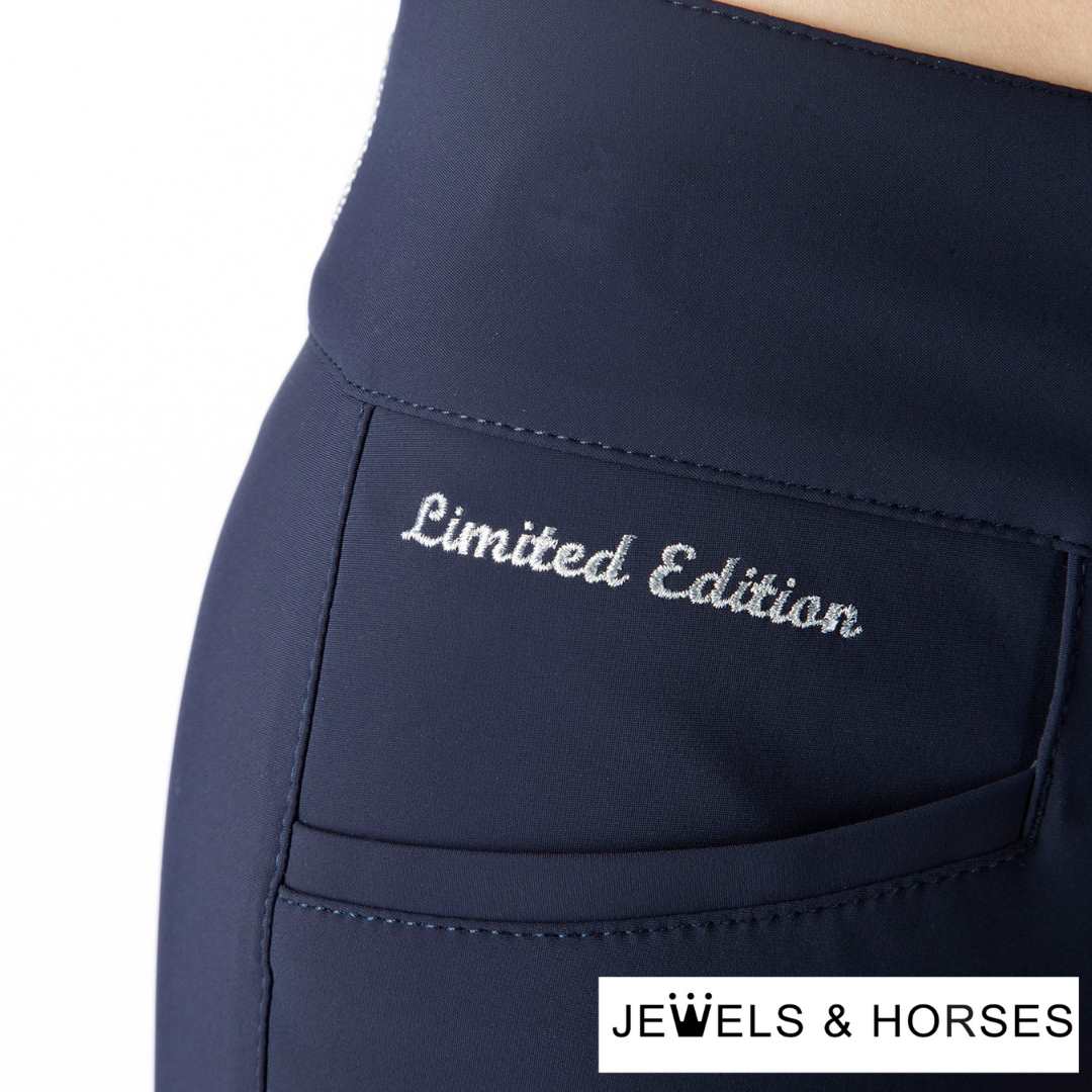 Animo Nicis Womens Full Seat Breeches - Navy