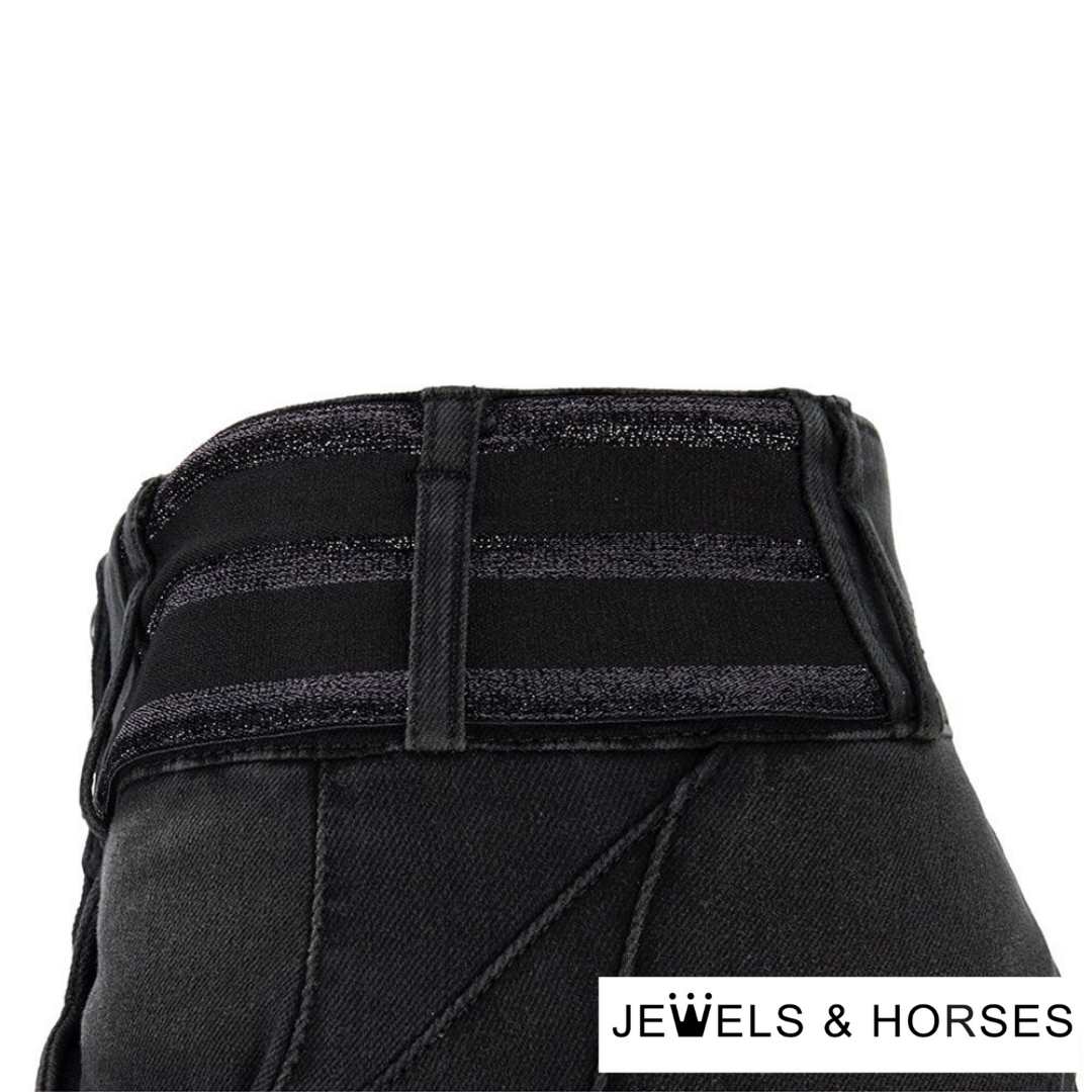 Pikeur Candela Jeans Full Seat Women's Breeches - Denim black