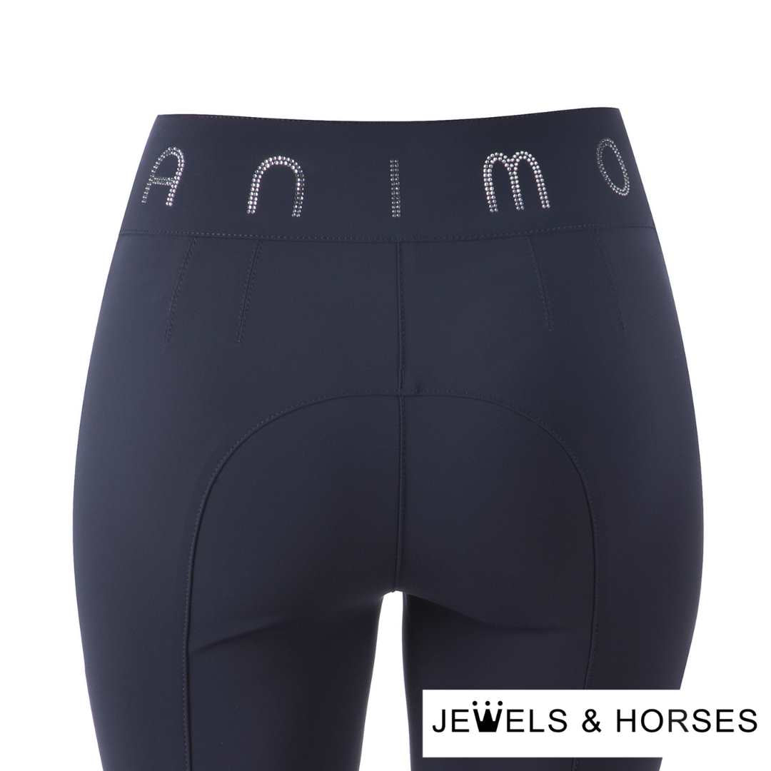 Animo Nicis Womens Full Seat Breeches - Navy