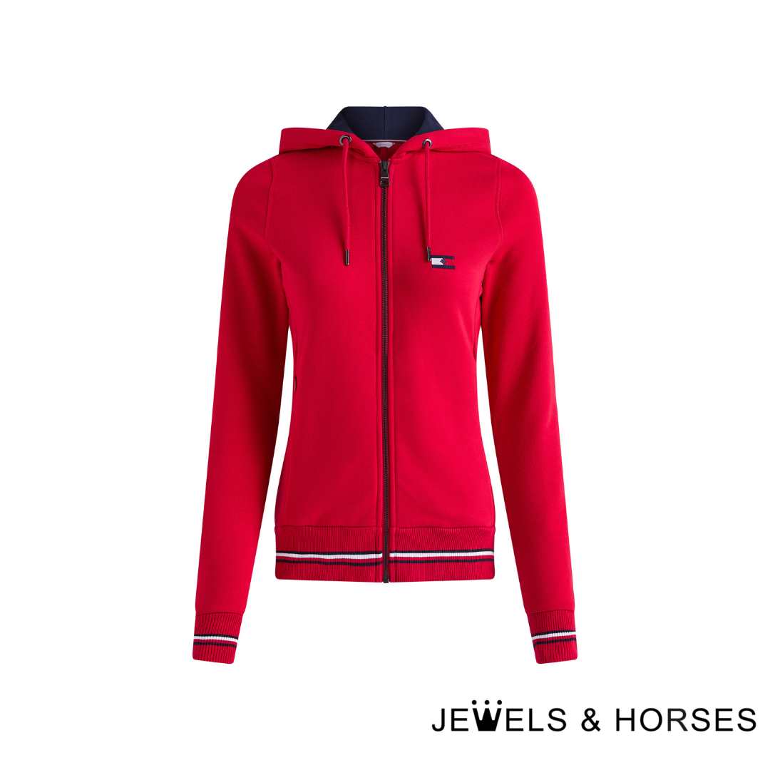 Tommy Hilfiger Sweat Jacket with Zipper Style - Primary Red