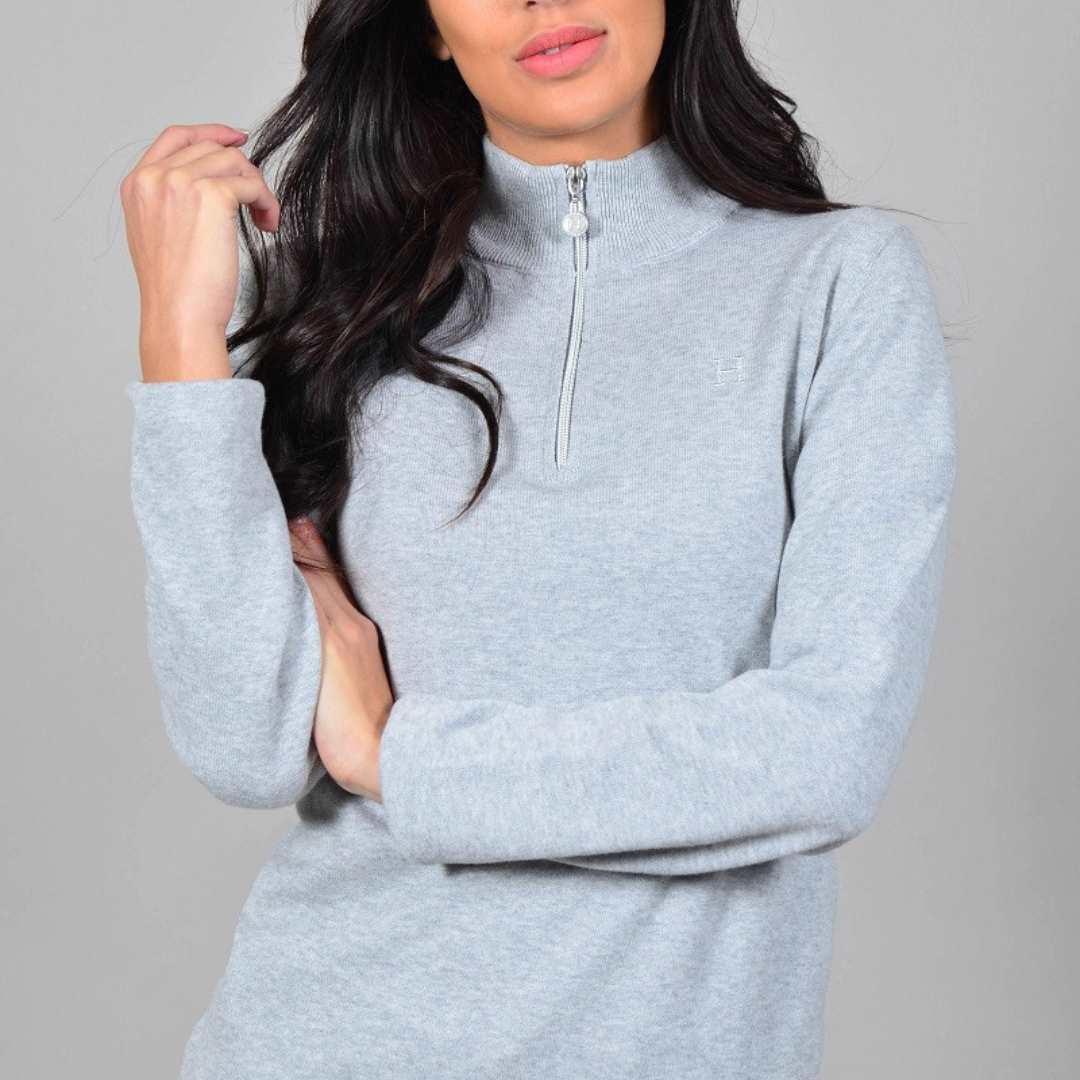 Harcour Swing Knitted Women's Pull Over - Grey