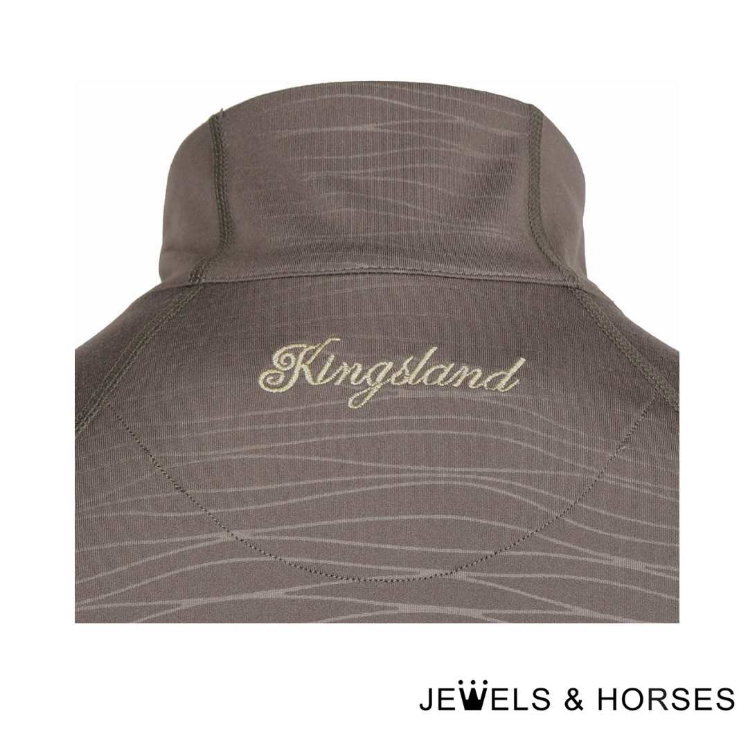 Kingsland Novella Ladies Training Shirt- Brown Granite